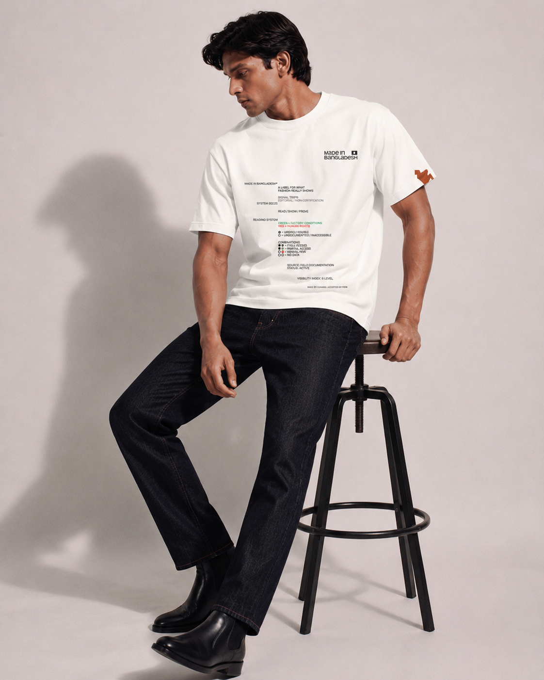 The Label white